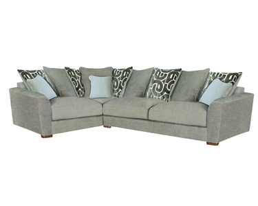 Corner Sofa Bed 1 Corner 2 LHF (R2S,L1,CO) - Pillow Back