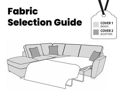 Corner Sofa Bed LHF 1 Armed Inc F/Stool (R2S,LFC,P) - Formal Back