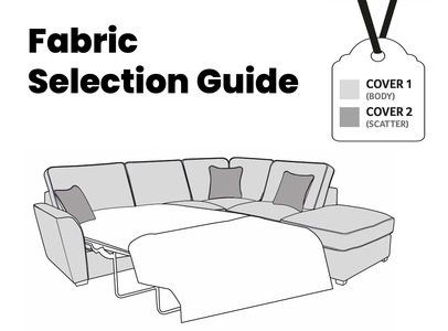 Corner Sofa Bed RHF 1 Armed Inc F/Stool (L2S,RFC,P) - Formal Back