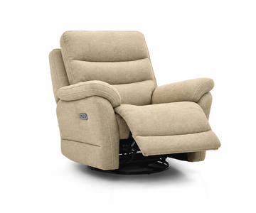 Chair Power Recliner, Swivel, Rocker & Headtilt (Toggle USB)