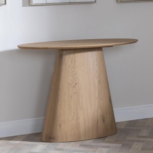 13-05-04 Oak Oval Console Table