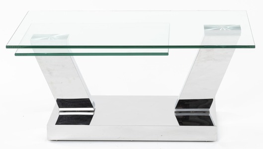 30-01-02 Swivel Glass Top Coffee Table