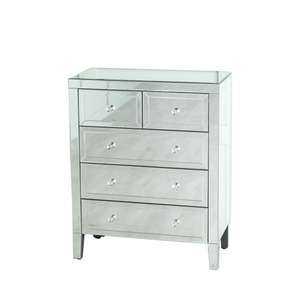 40-04-12-02 Mirrored 3+2 Drawer Chest