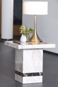 14-09-03 Cream Marble Side Table