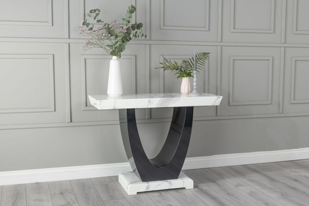 14-07-04 White Marble Console Table