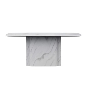 14-16-01-240 White Marble Dining Table - 240