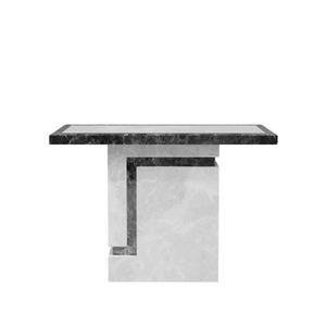 14-15-04 Grey Marble Console Table