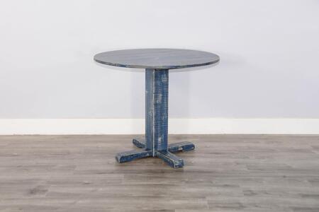 1001OB Ocean Blue Drop Leaf Table