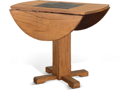 1223RO2 Sedona Drop Leaf Table W/ Slate