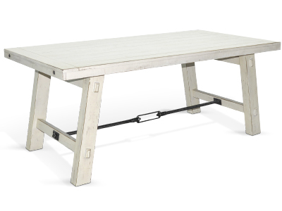 1367WS White Sand Dining Table W/ Turnbuckle
