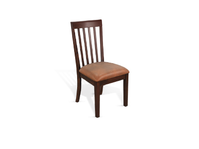 1424DC2-CT Santa Fe Slatback Chair, Cushion Seat