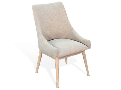 1425WE-H Olivia Highback Chair, Cushion Seat (Charles Grey)