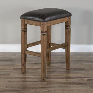 1430BU-30 30"H Backless Stool, Cushion Seat