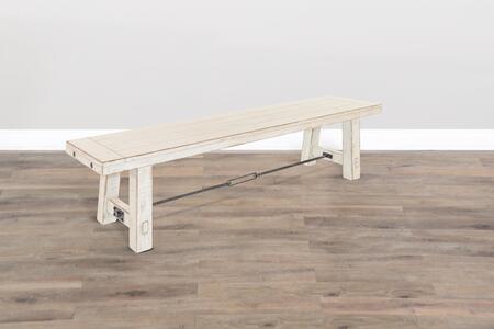 1615WS 64" White Sand Bench W/ Turnbuckle