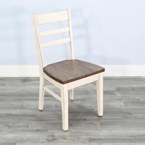 1616MB Ladderback Chair, Wood Seat