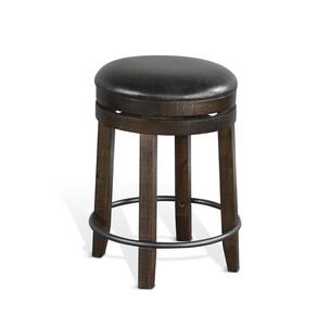 1624TL2-24 24"H Stool W/ Swivel, Cushion Seat