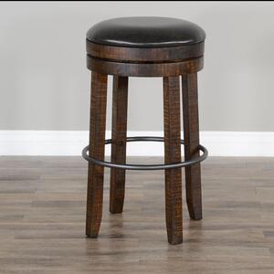 1624TL2-30 30"H Stool W/ Swivel, Cushion Seat