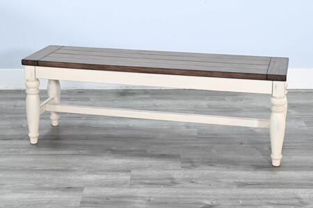 1642MB Pasadena Bench W/ Mindi Veneer Seat