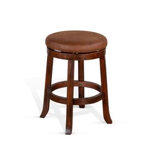 1646DC-24 24"H Swivel Stool, Cushion Seat