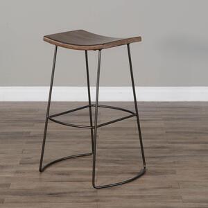 1655BU-30 30"H Stool, Wood Seat