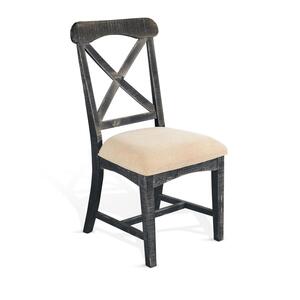 1670BS Black Sand Chair, Cushion Seat