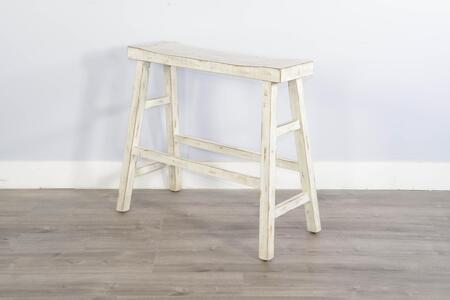 1671WS-30 White Sand 30'H Bench, Wood Seat