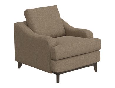 IUP635-ACH-152 Wooden Frame & Base, Armchair "Alfa"