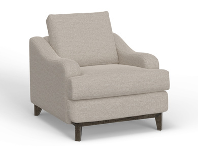 IUP635-ACH-161 Wooden Frame & Base, Armchair "Alfa"