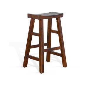 1768VM-30 30"H Saddle Seat Stool, Wood Seat