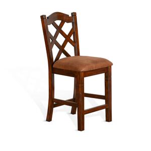 1848DC2 Santa Fe Double Crossback Barstool, 24H