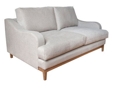 IUP635-LOV-161 Wooden Frame & Base, Loveseat "Alfa"