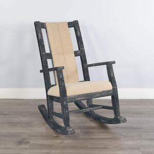 1935BS Black Sand Rocker, Cushion Seat & Back