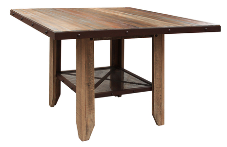 IFD967COUNT-MC 52" Counter Height Table "Antique"