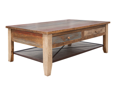 IFD968CKTL 4 Drawer Cocktail Table "Antique"