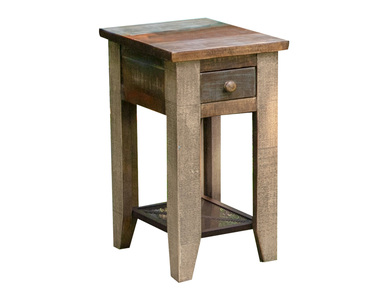 IFD968CST 1 Drawer Chairside Table "Antique"