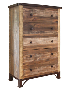 IFD966CHEST 5 Drawer Chest "Antique"