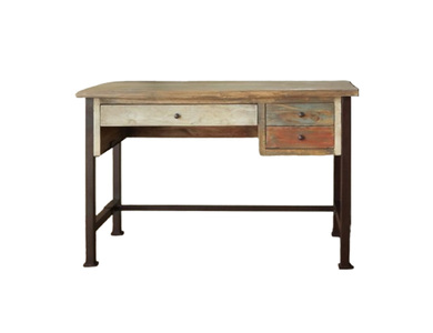 IFD968DESK 3 Drawer Desk "Antique"