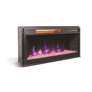 2001B-28C 28" Crystal Fireplace Insert