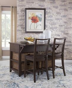 2031KW Mossy Oak Kitchen Island Tbl,13" Folding Lf