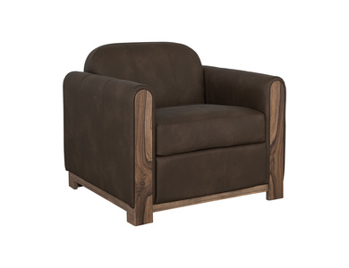 IUP422-ACH-212 Wooden Frame & Base, Armchair "Balam"