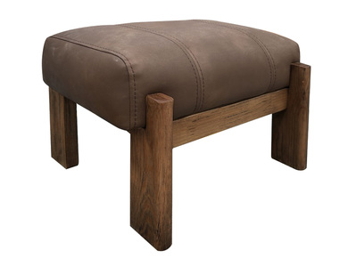 IUP422-OTT-231 Wooden Frame & Base, Upholstered Seat Ottoman "Balam"