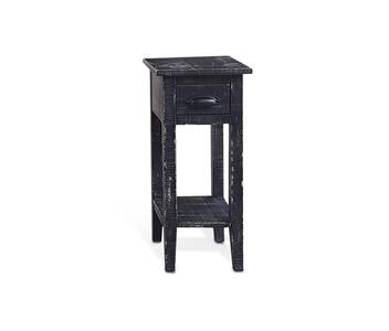 2077BS Black Sand Chair Side Table