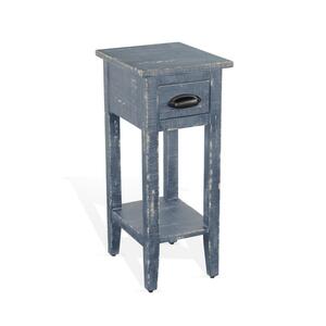 2077OB Ocean Blue Chair Side Table