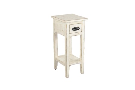 2077WS White Sand Chair Side Table