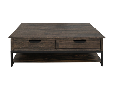 IFD2741CKT 4 Drawer, 1 Shelf Cocktail Table "Dark Mita"