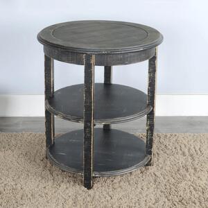 2085BS Black Sand Side Table