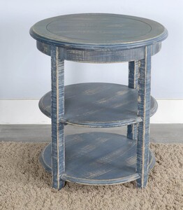 2085OB Ocean Blue Side Table