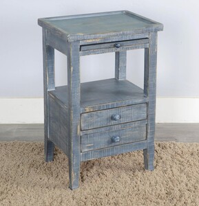 2086OB Ocean Blue Side Table