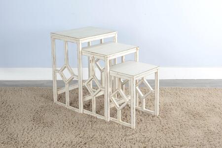 2087WS White Sand Nesting Table