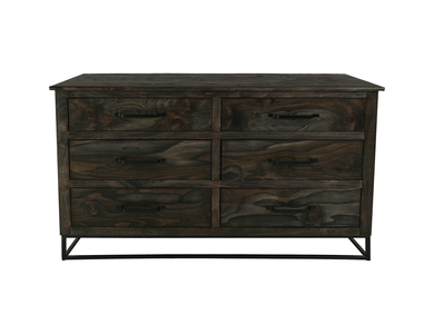 IFD1371DSR 6 Drawer Dresser "Dark Teak"